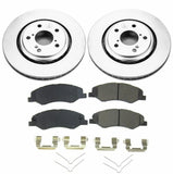 Power Stop 18-19 Honda Odyssey Front Z17 Evolution Geomet Coated Brake Kit - CRK7670