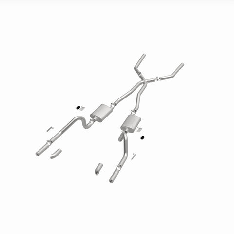 MagnaFlow SYS Cat-Back 67-70 Mustang 2.50inch w/Tru-X - 15816