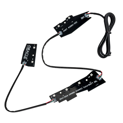 Oracle 16-18 Chevy Camaro Dynamic Headlight DRL Upgrade Kit - ColorSHIFT - Dynamic - 3982-332