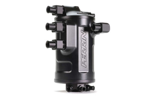 PERRIN 02-21 Subaru WRX / 04-21 STI Air Oil Separator - Black - PSP-ENG-620BK
