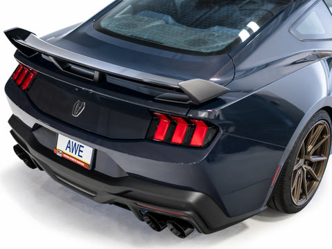 AWE 2024 Ford Mustang Dark Horse S650 RWD SwitchPath Cat-Back Exhaust w/ Quad Diamond Black Tips - 3025-43375