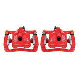 Power Stop 06-10 Hummer H3 Rear Red Calipers w/Brackets - Pair - S5020