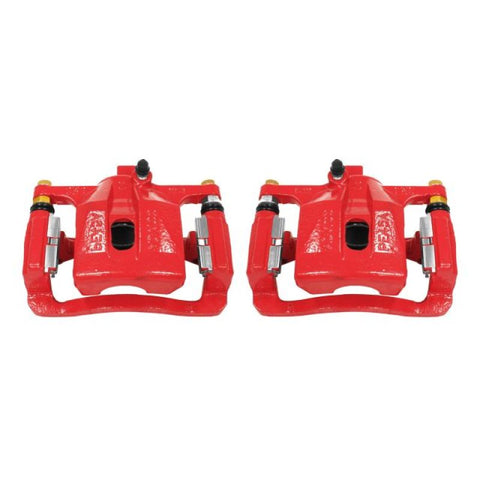Power Stop 06-10 Hummer H3 Rear Red Calipers w/Brackets - Pair - S5020
