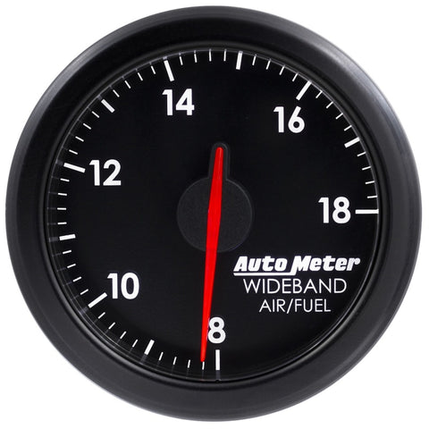 Autometer Airdrive 2-1/6in Wideband Air / Fuel Gauge 10:1-17:1 ARF Range - Black - 9178-T