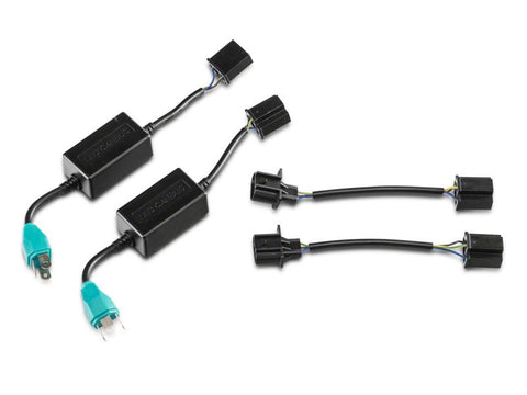 Raxiom 97-18 Jeep Wrangler TJ & JK 6-LED Headlights w/ Partial Halo- Blk Housing (Clear Lens) - J135442