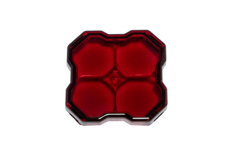 Diode Dynamics Stage Series Rock Lights - Red Clear Lens - DD7468