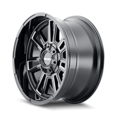Mayhem 8115 Apollo 20x9 / 8x170 BP / 0mm Offset / 125.2mm Hub Black w/ Milled Spokes Wheel - 8115-2970BM