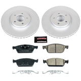 Power Stop 13-19 Ford Escape Front Z23 Evolution Sport Coated Brake Kit - CRK6349