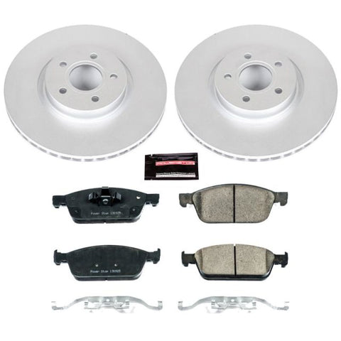 Power Stop 13-19 Ford Escape Front Z23 Evolution Sport Coated Brake Kit - CRK6349