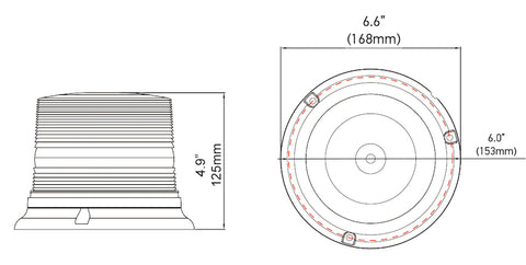 Hella StrobeType Beacon 2Wb - H27115011