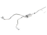 Borla 14 Chev/GMC Silverado/Sierra 1500 CC/SB C/B ATAK 3.5x2.25in Singl Rnd Rlld AnglCt Splt Sd - 140549