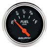 Autometer Designer Black  2-1/16in Black Fuel Level Gauge - 1424