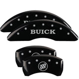 MGP 4 Caliper Covers Engraved Front & Rear MGP Black finish silver ch - 46001SMGPBK