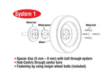 Eibach Pro-Spacer System 15mm Spacers (2) / 4x100 Bolt Pattern / 54.1 CB 99-05 Mazda Miata - S90-6-15-058
