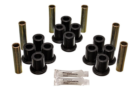Energy Suspension Fd 4 Wd Frt Sprg Bush Set - Black - 4.2118G