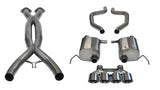 Corsa 2015+ Chevrolet Corvette C7 Z06 2.75in Dual Rear Xtreme Cat-Back Exhaust w/ Quad Polis - 14766CB