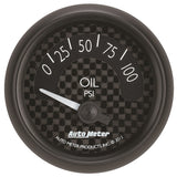 Autometer GT Series 52mm Short Sweep Electronic 0-100 psi Oil Pressure - 8027