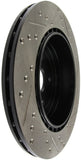 StopTech 08+ Subaru STI (Will Not Fit 05-07) Slotted & Drilled Sport Brake Rotor - 127.47030R