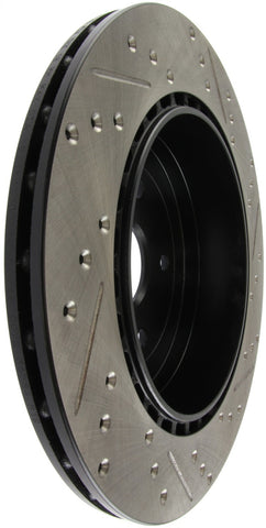 StopTech 08+ Subaru STI (Will Not Fit 05-07) Slotted & Drilled Sport Brake Rotor - 127.47030R