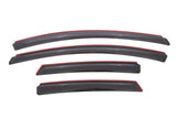 AVS 12-18 Ford Focus Ventvisor In-Channel Front & Rear Window Deflectors 4pc - Smoke - 194373
