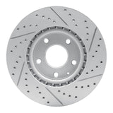 R1 13-19 Mazda 6 Front Left Drilled & Slotted Geo-Carbon Rotor - 830-80080L