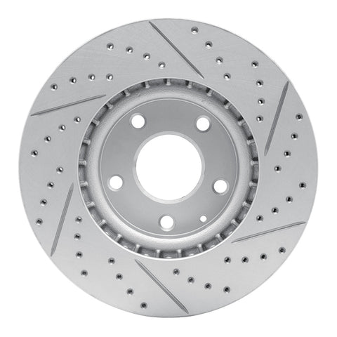 R1 13-19 Mazda 6 Front Left Drilled & Slotted Geo-Carbon Rotor - 830-80080L
