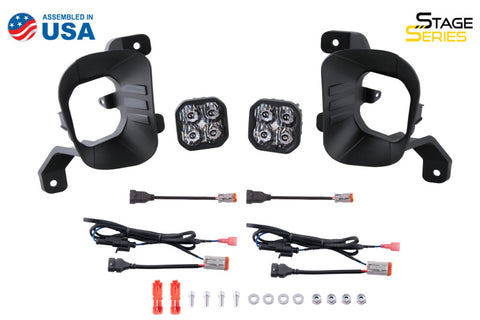 Diode Dynamics SS3 Ram Vertical LED Fog Light Kit Pro - White SAE Driving - DD6674