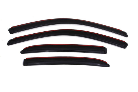 AVS 03-07 Honda Accord Ventvisor In-Channel Front & Rear Window Deflectors 4pc - Smoke - 194943