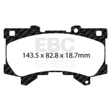 EBC 2022+ Lexus LX600 3.5TT Extra Duty Front Brake Pads - ED92460