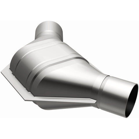 MagnaFlow Universal Catalytic Converter 2.00in Angled In/Out Frnt CA - 454184