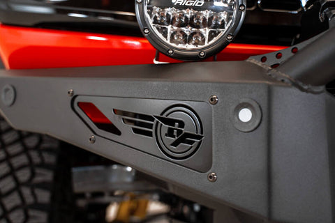 Addictive Desert Designs 2021+ Ford Bronco Rock Fighter Front Bumper - Hammer Black - F230181060103