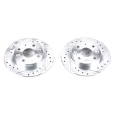 Power Stop 90-93 Mazda Miata Rear Evolution Drilled & Slotted Rotors - Pair - JBR544XPR