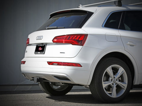 aFe MACH Force-Xp 17-21 Audi Q5 L4-2.0L (T) 3in to 2.5in Stainless Steel Cat-Back Exhaust System - 49-36447