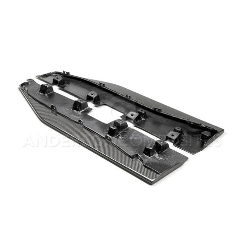 Anderson Composites 2020 Ford Mustang/Shelby GT500 Carbon Fiber Side Splitters - AC-SX20FDMU500