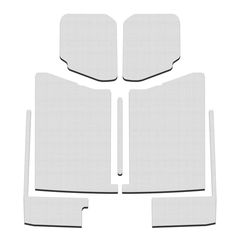 DEI 20-22 Jeep Gladiator JT 4-Door Boom Mat Complete Headliner Kit - 7 Piece - White - 50185
