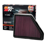 K&N Replacement Air Filter CHEVROLET EQUINOX 2.4L L4 & 3.0L V6; 2010 - 33-2439