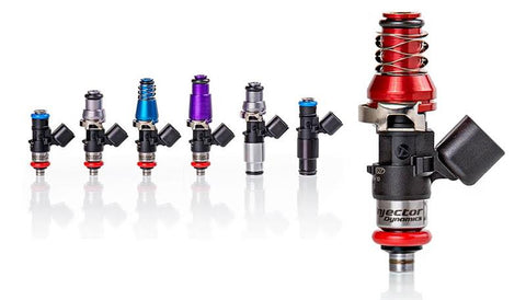 Injector Dynamics ID1050X Injectors 14mm (Grey) Adaptor Bottom (Set of 4) - 1050.48.14.14B.4