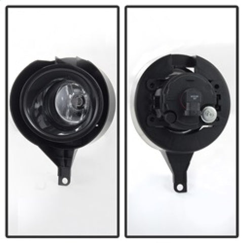 Spyder 05-16 Nissan Frontier Metal Chrome Bumper ONLY OEM Fog Lights w/Switch - Clear (FL-NF05-M-C) - 5084972