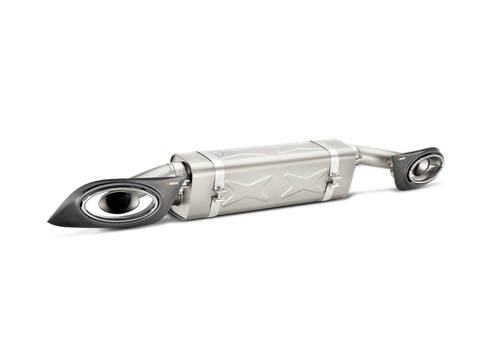 Akrapovic 14-15 Porsche 911 Turbo/Turbo S (991) Slip-On Line (Titanium) w/ Carbon Titanium Tips - S-PO991TSO-HT