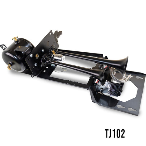Kleinn 97-06 Jeep Wrangler TJ/ LJ Onboard Air System w/ Model 102 Horns - TJ102