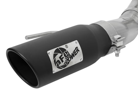 aFe MACH Force-Xp 3in to 3-1/2in 304 SS Cat-Back Exhaust w/Black Tip 17-18 Ford F-150 Raptor V6 3.5L - 49-33094-B
