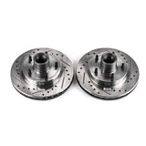 Power Stop 79-81 Buick Century Front Evolution Drilled & Slotted Rotors - Pair - AR8215XPR
