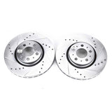 Power Stop 08-09 Volvo S60 Front Evolution Drilled & Slotted Rotors - Pair - EBR893XPR