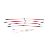 Power Stop 06-11 Honda Civic Front & Rear SS Braided Brake Hose Kit - BH00067