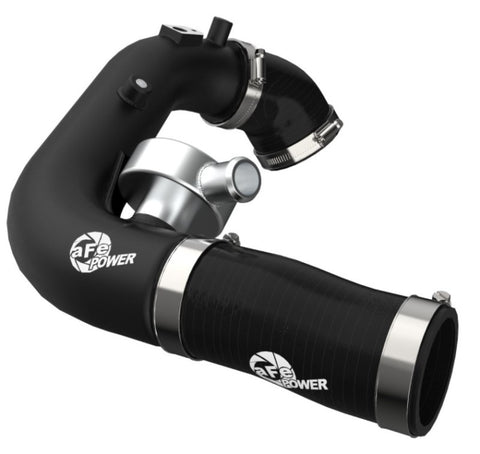 aFe BladeRunner 2 1/2in Intercooler Hot Side Charge Pipe 18-21 Jeep Wrangler JL L4-2.0L (t) - Black - 46-20468-B