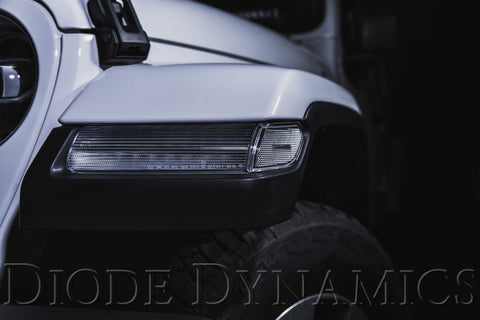 Diode Dynamics 18-21 Jeep JL Wrangler/Gladiator Sidemarkers - Amber (set) - DD5069