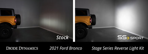 Diode Dynamics 21-22 Ford Bronco SS3 Sport Stage Series Reverse Light Kit - DD7357