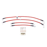 Power Stop 06-19 Mazda MX-5 Miata Front & Rear SS Braided Brake Hose Kit - BH00157