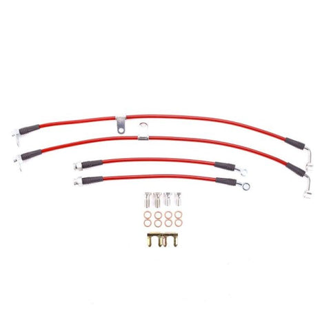 Power Stop 06-19 Mazda MX-5 Miata Front & Rear SS Braided Brake Hose Kit - BH00157