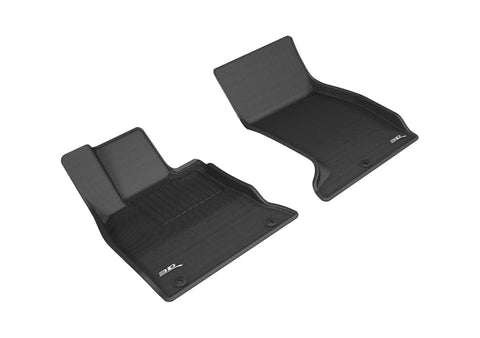 3D MAXpider 2018-2020 Kia Stinger Rwd Kagu 1st Row Floormat - Black - L1KA04611509